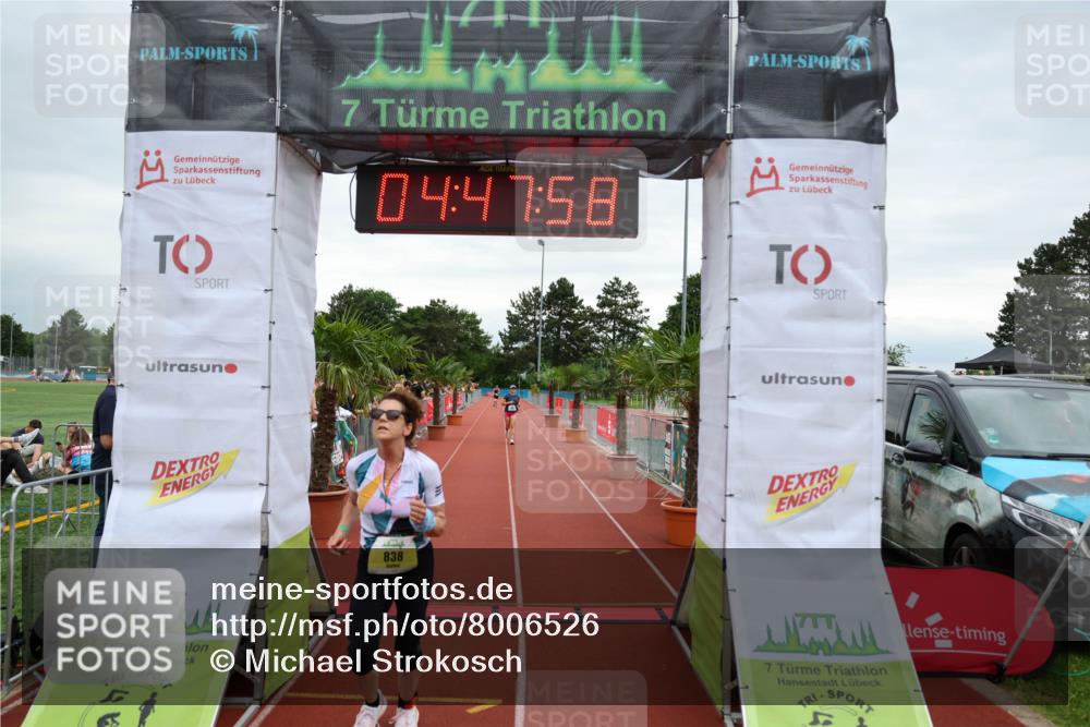 15.06.2025 - 7 Türme Triathlon Michael Strokosch http://msf.ph/oto/8006526 15.06.2025 14:47:57 Ziel 838 meine-sportfotos.de