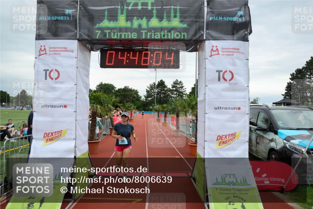 15.06.2025 - 7 Türme Triathlon Michael Strokosch http://msf.ph/oto/8006639 15.06.2025 14:48:04 Ziel 593, 838 meine-sportfotos.de