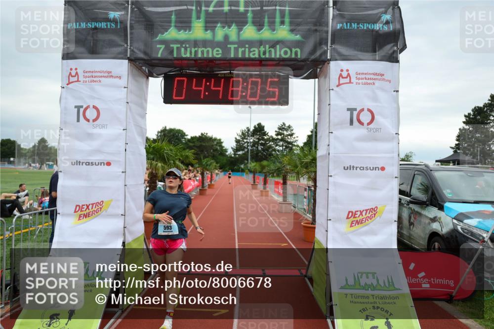 15.06.2025 - 7 Türme Triathlon Michael Strokosch http://msf.ph/oto/8006678 15.06.2025 14:48:04 Ziel 593, 838 meine-sportfotos.de