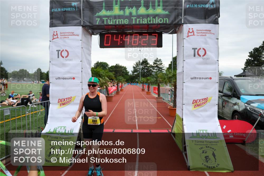 15.06.2025 - 7 Türme Triathlon Michael Strokosch http://msf.ph/oto/8006809 15.06.2025 14:48:22 Ziel 887 meine-sportfotos.de