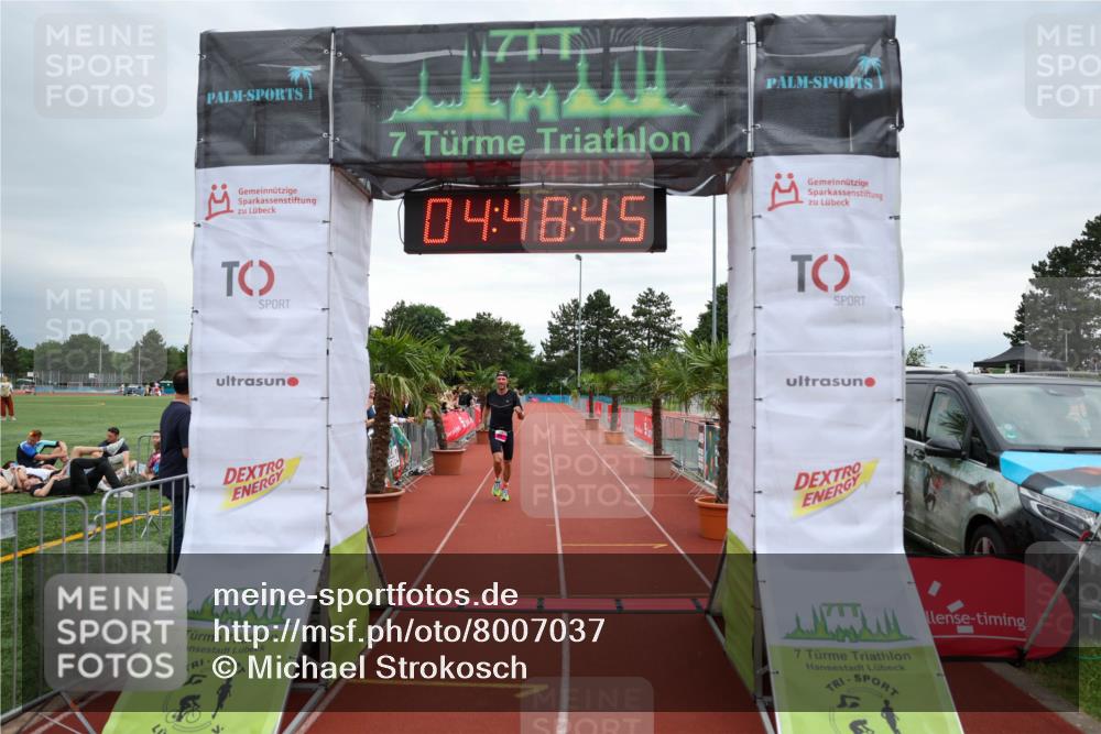 15.06.2025 - 7 Türme Triathlon Michael Strokosch http://msf.ph/oto/8007037 15.06.2025 14:48:44 Ziel 224, 308 meine-sportfotos.de