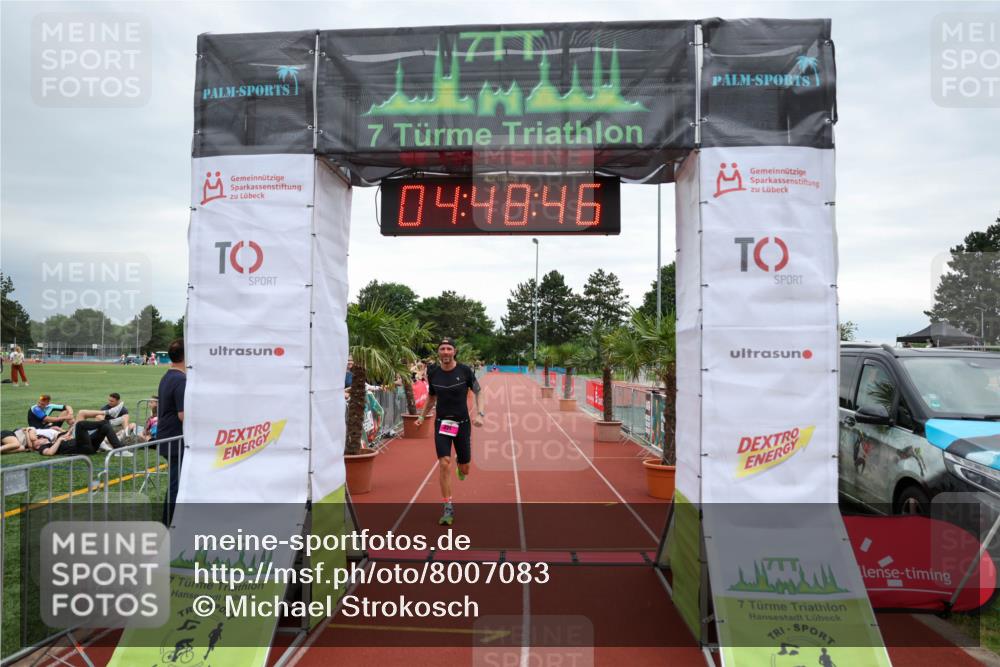 15.06.2025 - 7 Türme Triathlon Michael Strokosch http://msf.ph/oto/8007083 15.06.2025 14:48:45 Ziel 224, 308 meine-sportfotos.de
