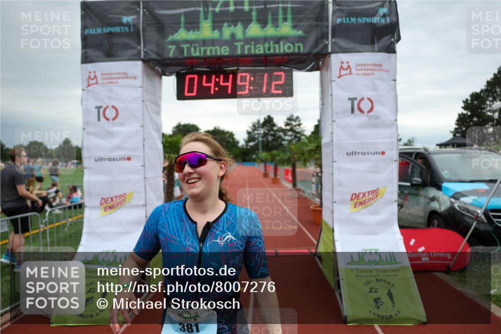 15.06.2025 - 7 Türme Triathlon Michael Strokosch http://msf.ph/oto/8007276 15.06.2025 14:49:12 Ziel 381 meine-sportfotos.de