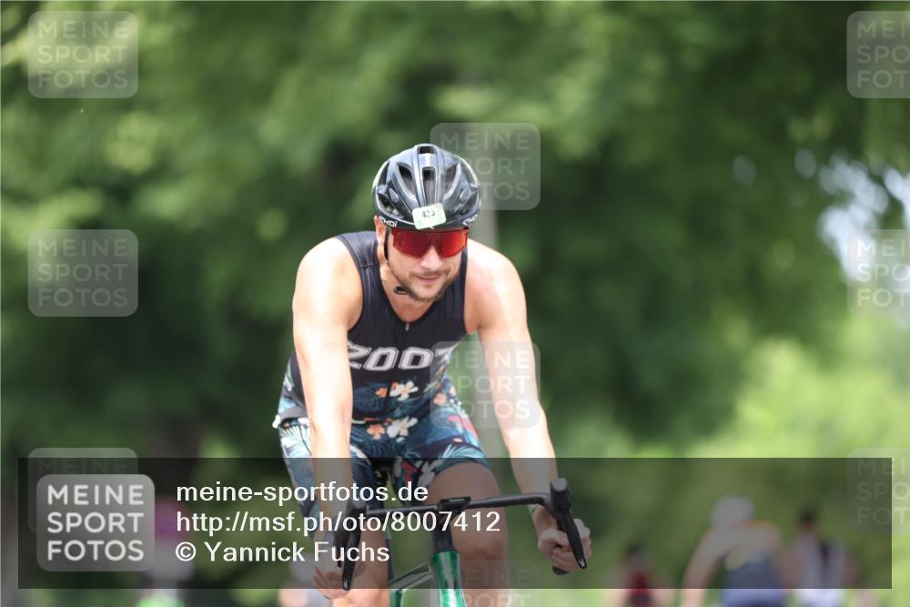 15.06.2025 - 7 Türme Triathlon Yannick Fuchs http://msf.ph/oto/8007412 15.06.2025 13:21:05 Radfahren  meine-sportfotos.de