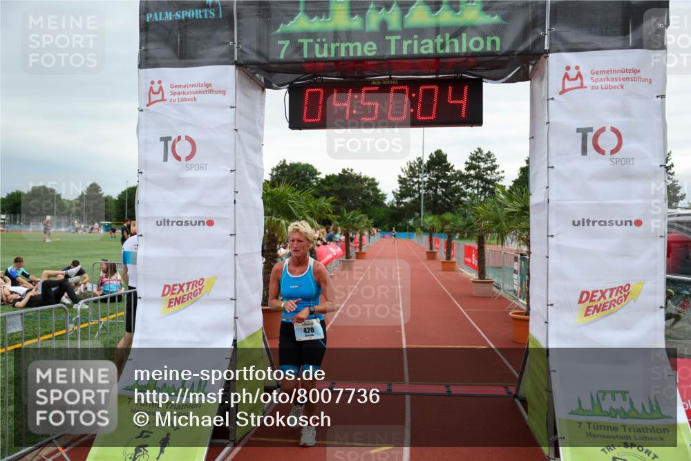 15.06.2025 - 7 Türme Triathlon Michael Strokosch http://msf.ph/oto/8007736 15.06.2025 14:50:04 Ziel 420 meine-sportfotos.de