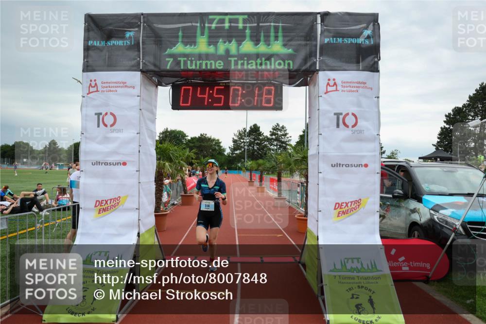15.06.2025 - 7 Türme Triathlon Michael Strokosch http://msf.ph/oto/8007848 15.06.2025 14:50:18 Ziel 514 meine-sportfotos.de