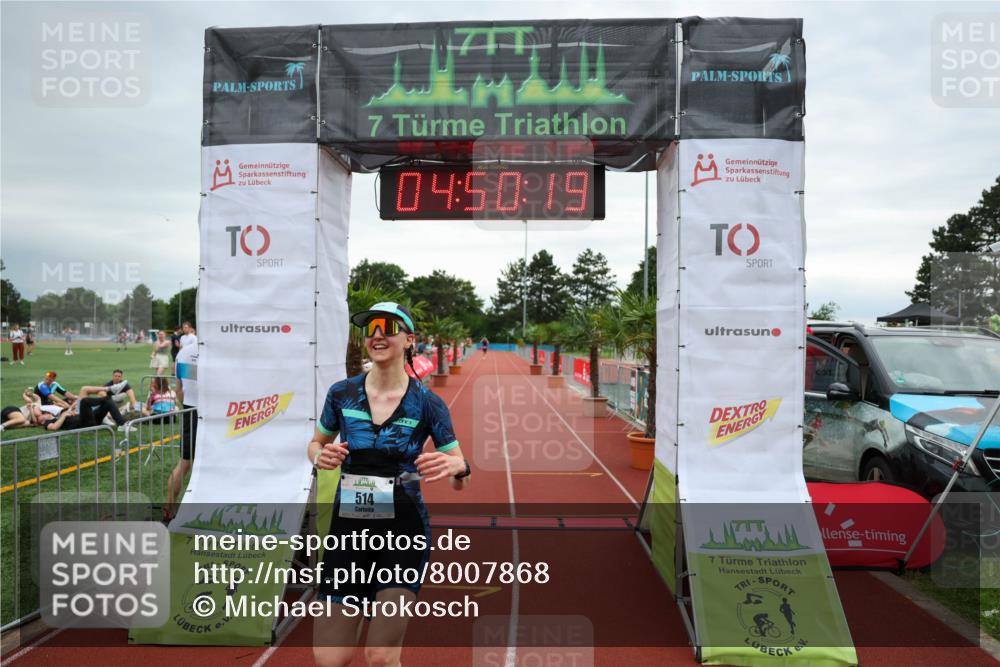 15.06.2025 - 7 Türme Triathlon Michael Strokosch http://msf.ph/oto/8007868 15.06.2025 14:50:18 Ziel 514 meine-sportfotos.de