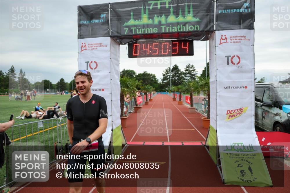 15.06.2025 - 7 Türme Triathlon Michael Strokosch http://msf.ph/oto/8008035 15.06.2025 14:50:34 Ziel 285 meine-sportfotos.de
