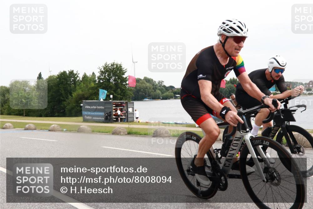15.06.2025 - 27. Vierlanden-Triathlon H.Heesch http://msf.ph/oto/8008094 15.06.2025 10:45:56 Radfahren 78, 412 meine-sportfotos.de