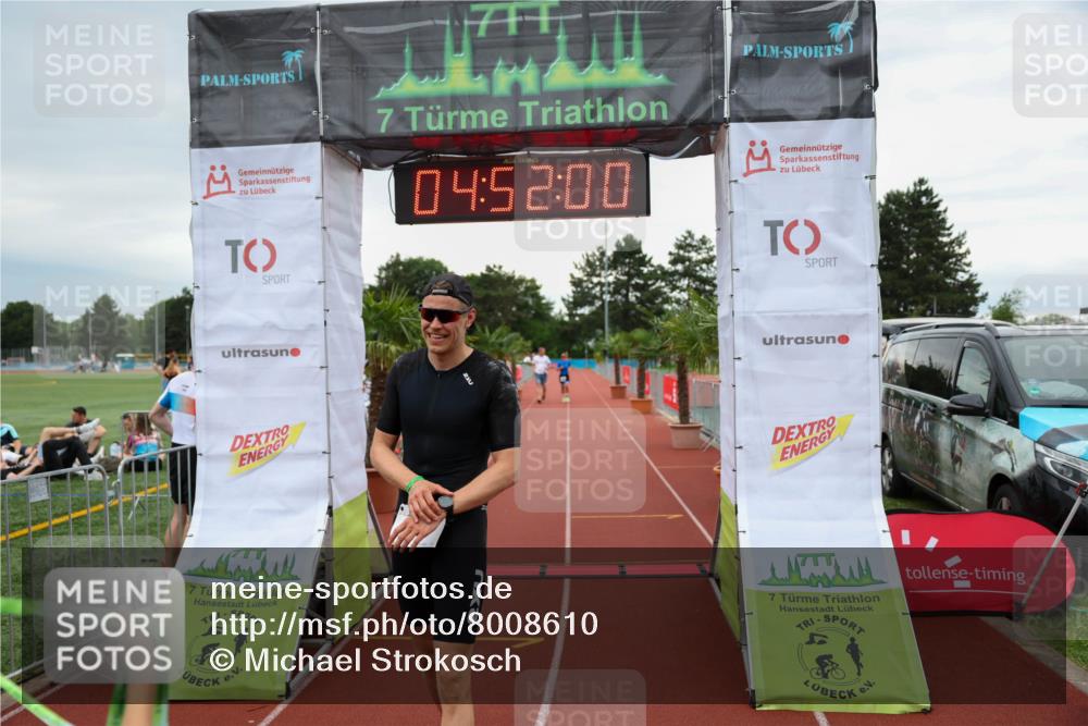 15.06.2025 - 7 Türme Triathlon Michael Strokosch http://msf.ph/oto/8008610 15.06.2025 14:51:59 Ziel 200 meine-sportfotos.de