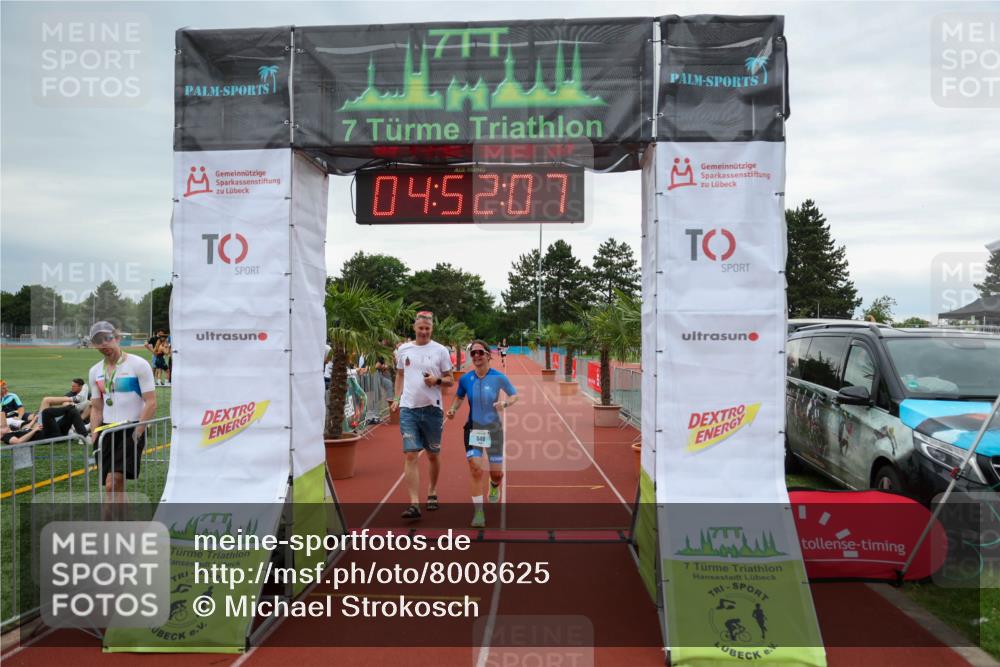 15.06.2025 - 7 Türme Triathlon Michael Strokosch http://msf.ph/oto/8008625 15.06.2025 14:52:07 Ziel 548 meine-sportfotos.de