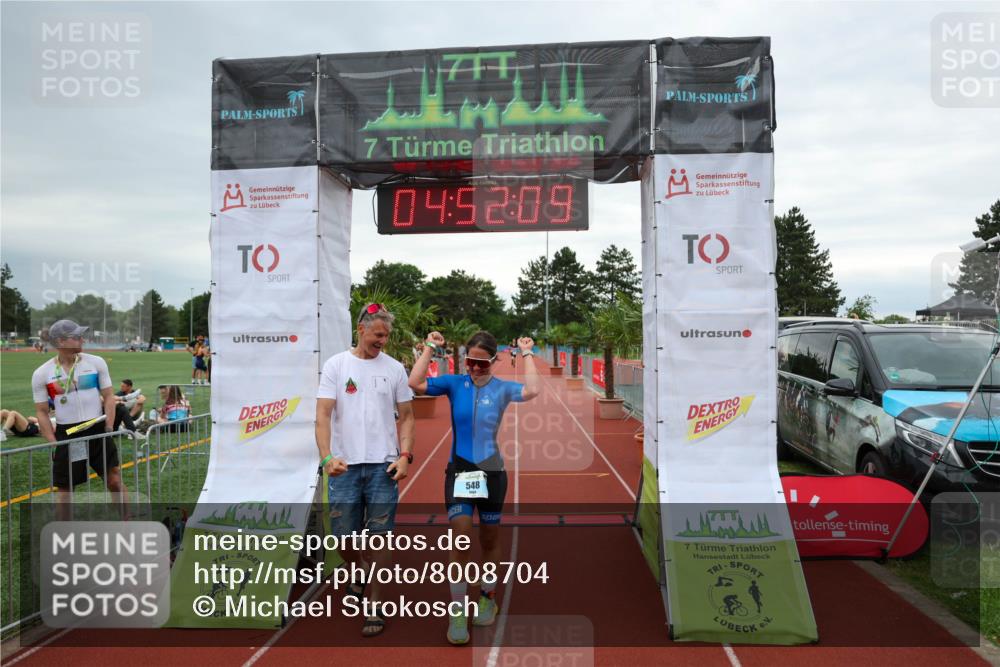 15.06.2025 - 7 Türme Triathlon Michael Strokosch http://msf.ph/oto/8008704 15.06.2025 14:52:08 Ziel 548 meine-sportfotos.de