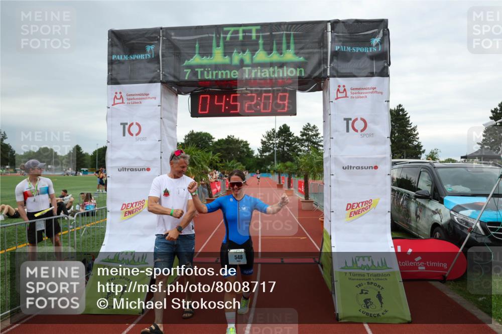15.06.2025 - 7 Türme Triathlon Michael Strokosch http://msf.ph/oto/8008717 15.06.2025 14:52:09 Ziel 548 meine-sportfotos.de