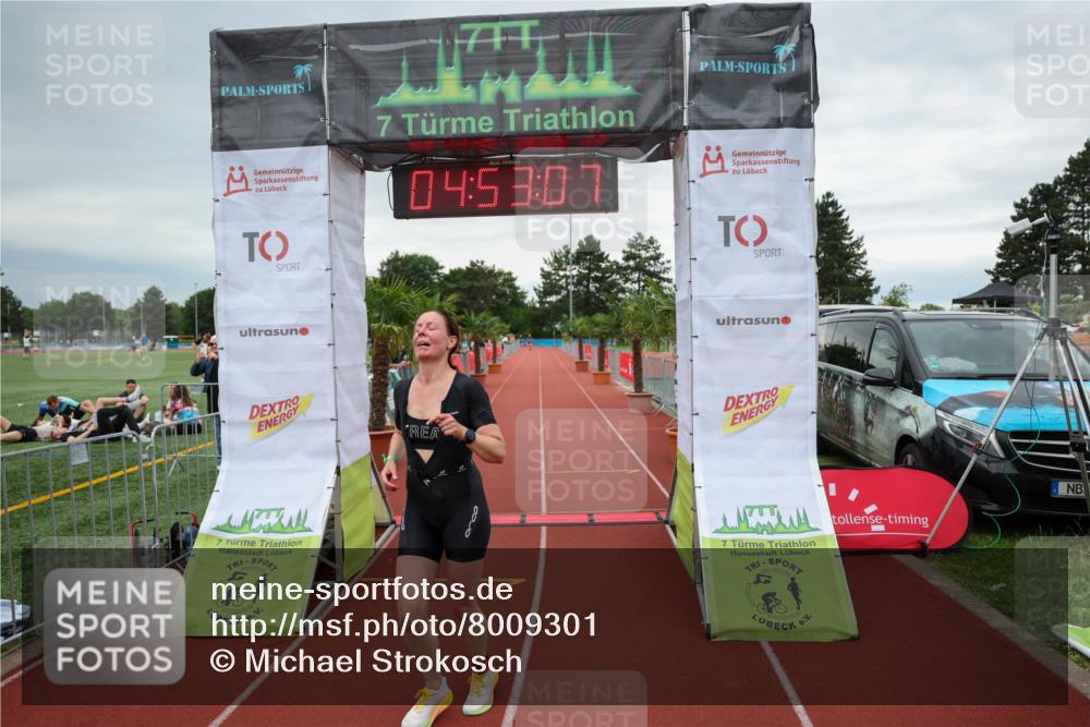 15.06.2025 - 7 Türme Triathlon Michael Strokosch http://msf.ph/oto/8009301 15.06.2025 14:53:07 Ziel 588 meine-sportfotos.de