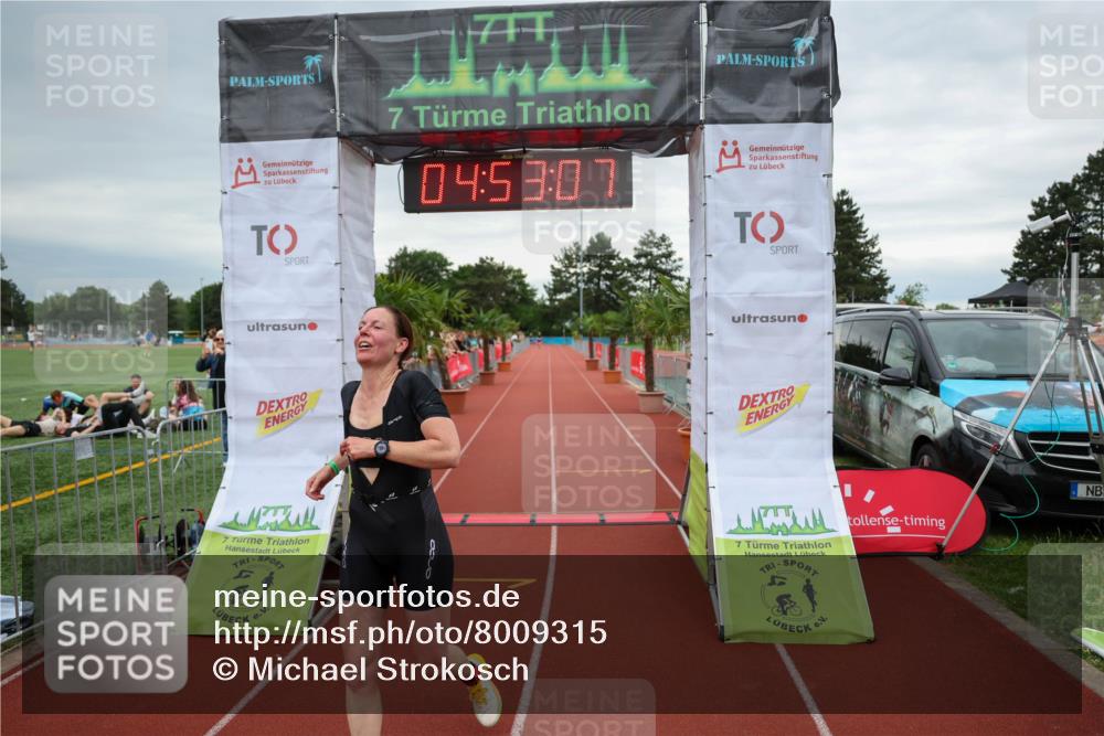 15.06.2025 - 7 Türme Triathlon Michael Strokosch http://msf.ph/oto/8009315 15.06.2025 14:53:07 Ziel 588 meine-sportfotos.de