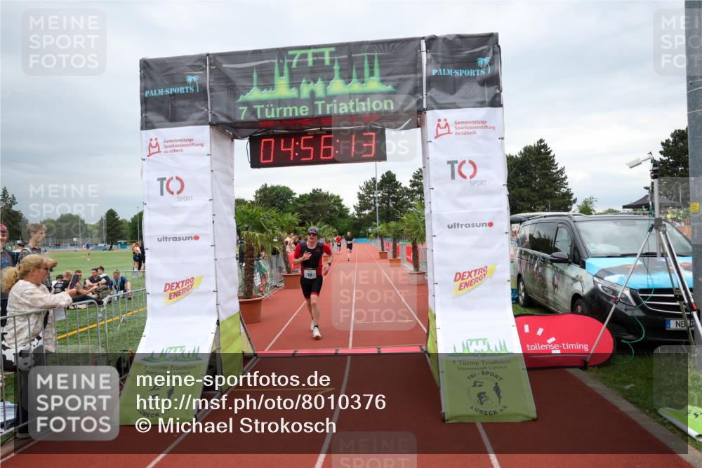 15.06.2025 - 7 Türme Triathlon Michael Strokosch http://msf.ph/oto/8010376 15.06.2025 14:56:13 Ziel 378, 673 meine-sportfotos.de