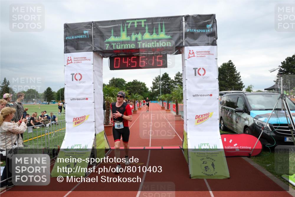 15.06.2025 - 7 Türme Triathlon Michael Strokosch http://msf.ph/oto/8010403 15.06.2025 14:56:14 Ziel 378, 673 meine-sportfotos.de