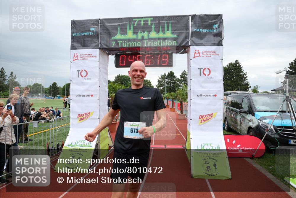 15.06.2025 - 7 Türme Triathlon Michael Strokosch http://msf.ph/oto/8010472 15.06.2025 14:56:19 Ziel 378, 673 meine-sportfotos.de