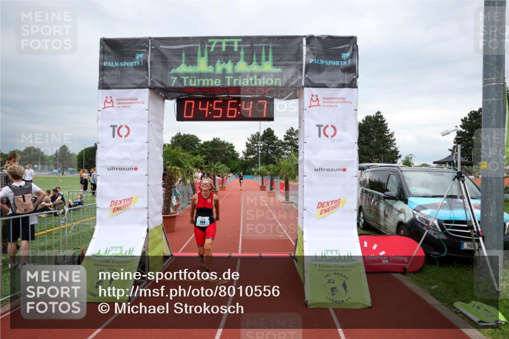 15.06.2025 - 7 Türme Triathlon Michael Strokosch http://msf.ph/oto/8010556 15.06.2025 14:56:47 Ziel 458 meine-sportfotos.de