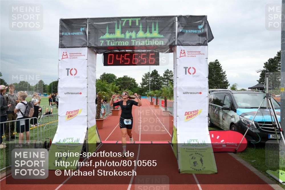 15.06.2025 - 7 Türme Triathlon Michael Strokosch http://msf.ph/oto/8010565 15.06.2025 14:56:56 Ziel 645 meine-sportfotos.de