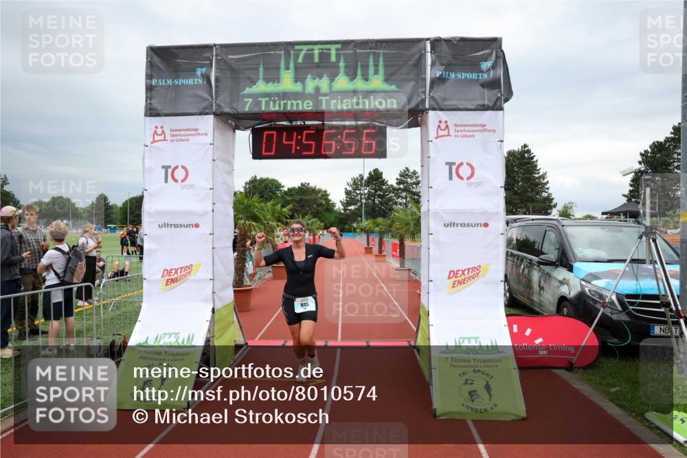 15.06.2025 - 7 Türme Triathlon Michael Strokosch http://msf.ph/oto/8010574 15.06.2025 14:56:56 Ziel 645 meine-sportfotos.de