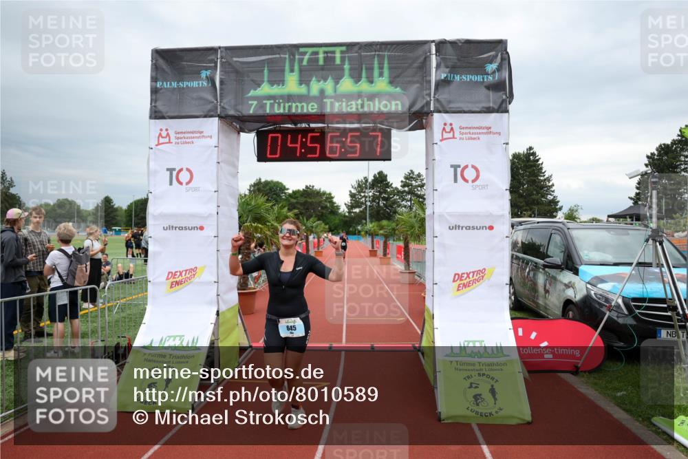 15.06.2025 - 7 Türme Triathlon Michael Strokosch http://msf.ph/oto/8010589 15.06.2025 14:56:57 Ziel 645 meine-sportfotos.de