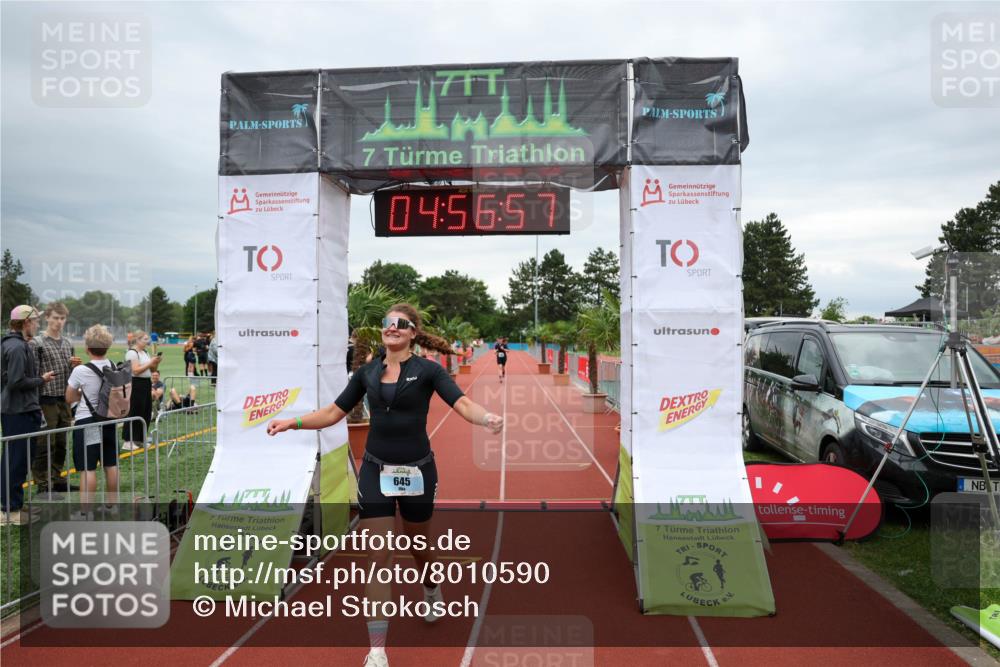 15.06.2025 - 7 Türme Triathlon Michael Strokosch http://msf.ph/oto/8010590 15.06.2025 14:56:57 Ziel 645 meine-sportfotos.de