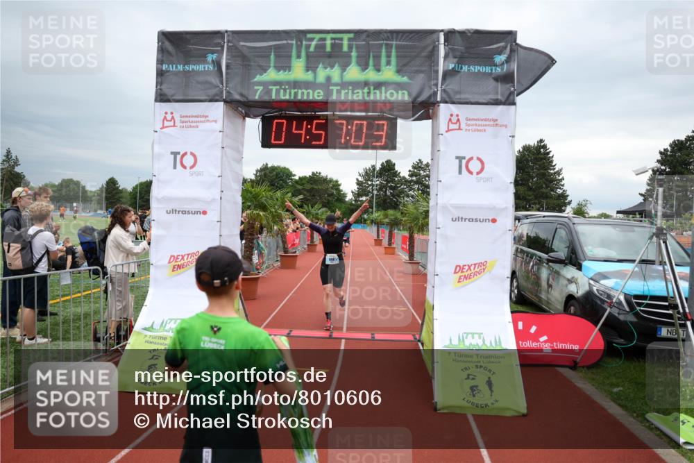 15.06.2025 - 7 Türme Triathlon Michael Strokosch http://msf.ph/oto/8010606 15.06.2025 14:57:03 Ziel 302, 645, 660 meine-sportfotos.de