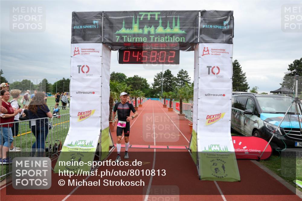 15.06.2025 - 7 Türme Triathlon Michael Strokosch http://msf.ph/oto/8010813 15.06.2025 14:58:02 Ziel 646 meine-sportfotos.de