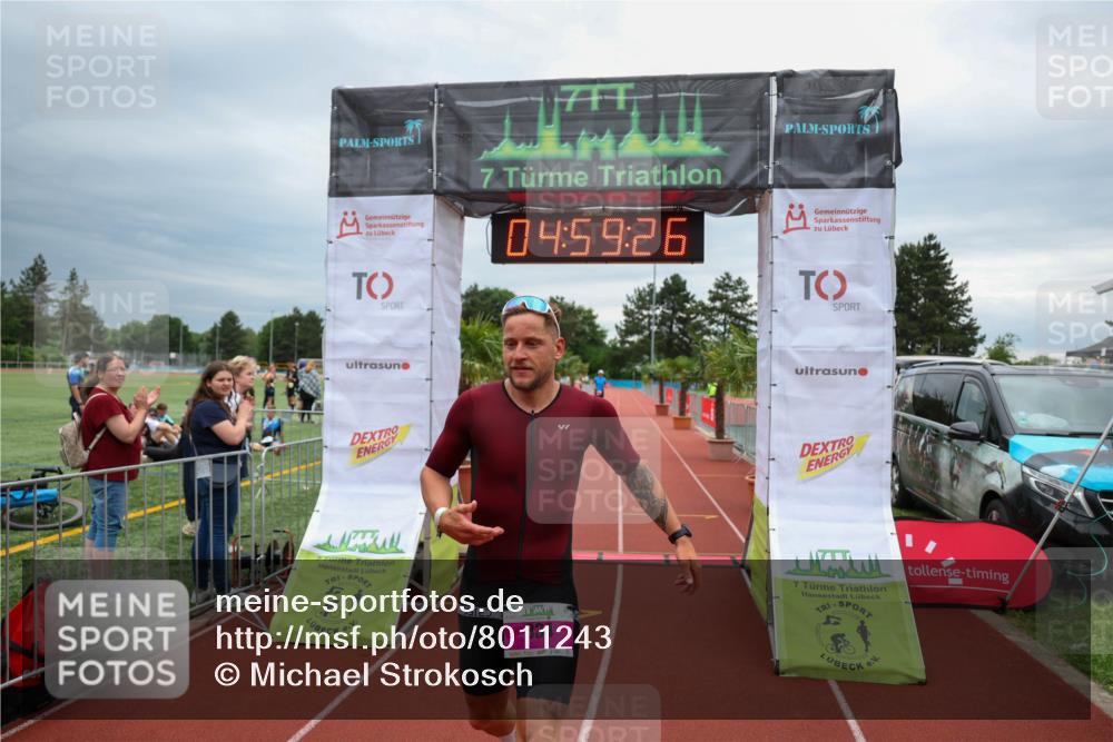 15.06.2025 - 7 Türme Triathlon Michael Strokosch http://msf.ph/oto/8011243 15.06.2025 14:59:26 Ziel 287, 334 meine-sportfotos.de