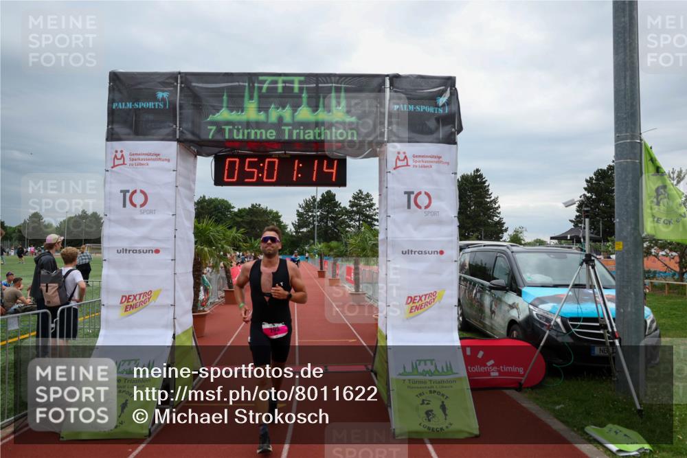 15.06.2025 - 7 Türme Triathlon Michael Strokosch http://msf.ph/oto/8011622 15.06.2025 15:01:14 Ziel 295, 584 meine-sportfotos.de