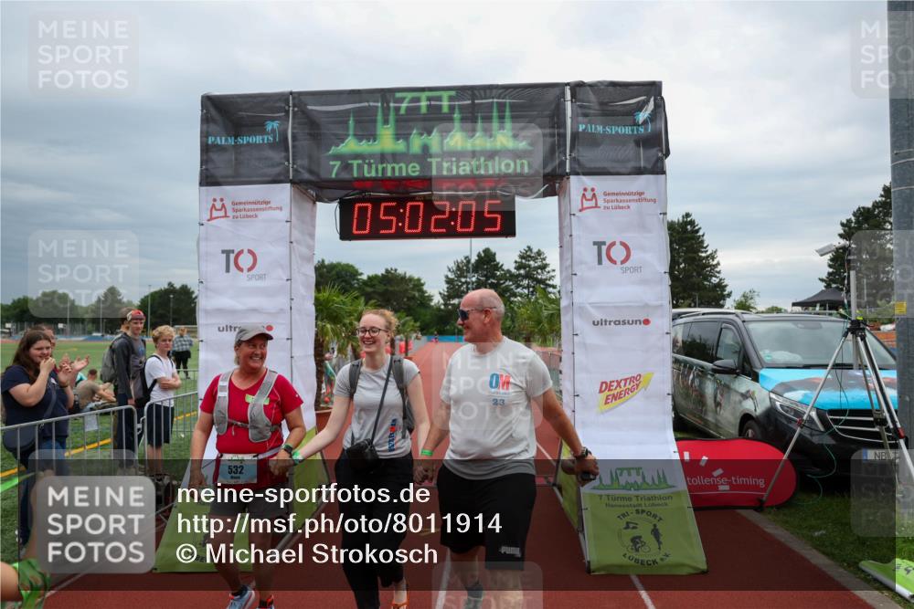 15.06.2025 - 7 Türme Triathlon Michael Strokosch http://msf.ph/oto/8011914 15.06.2025 15:02:05 Ziel 532 meine-sportfotos.de