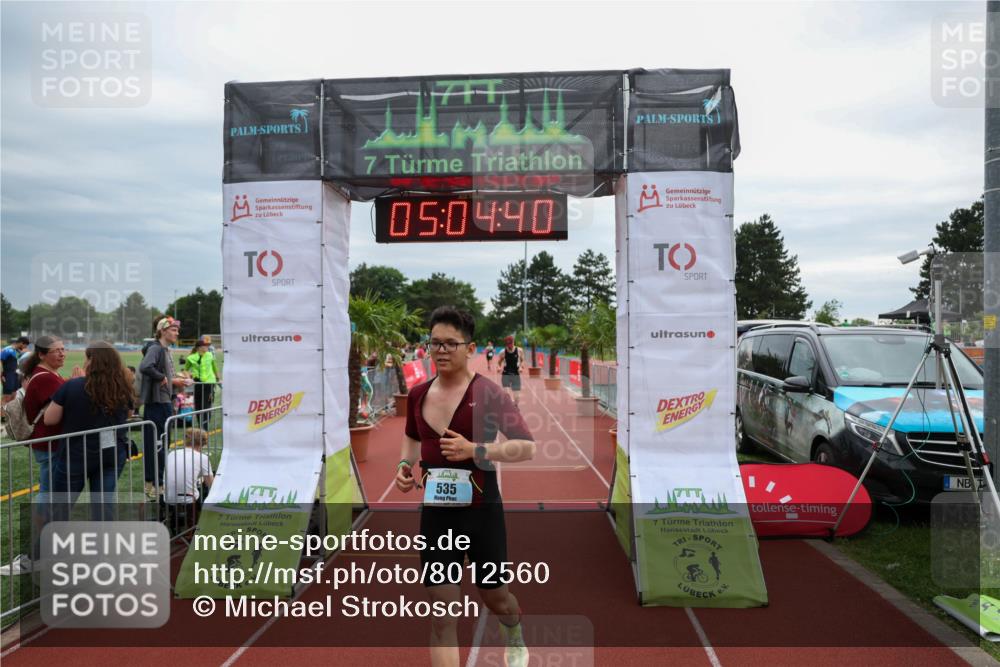 15.06.2025 - 7 Türme Triathlon Michael Strokosch http://msf.ph/oto/8012560 15.06.2025 15:04:40 Ziel 233, 535 meine-sportfotos.de