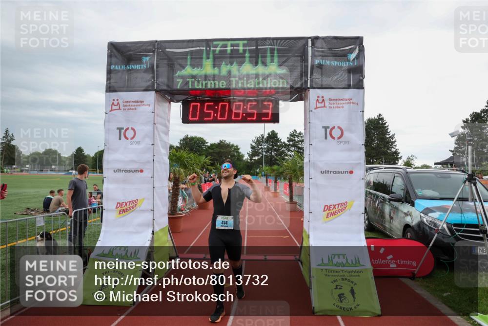 15.06.2025 - 7 Türme Triathlon Michael Strokosch http://msf.ph/oto/8013732 15.06.2025 15:08:53 Ziel 474 meine-sportfotos.de