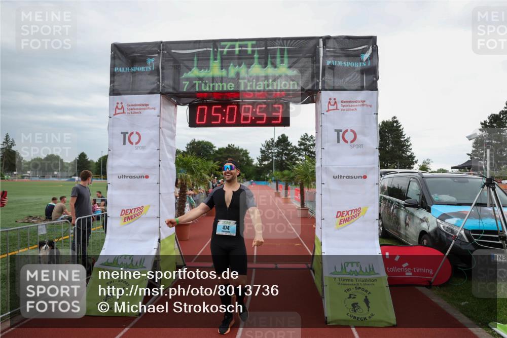 15.06.2025 - 7 Türme Triathlon Michael Strokosch http://msf.ph/oto/8013736 15.06.2025 15:08:53 Ziel 474 meine-sportfotos.de