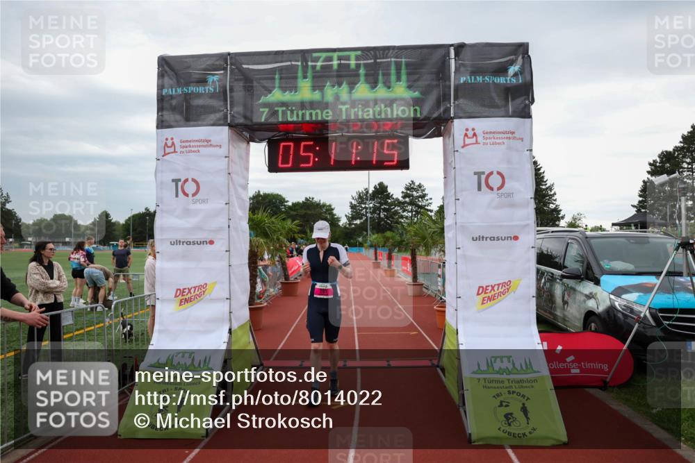 15.06.2025 - 7 Türme Triathlon Michael Strokosch http://msf.ph/oto/8014022 15.06.2025 15:11:14 Ziel 201 meine-sportfotos.de
