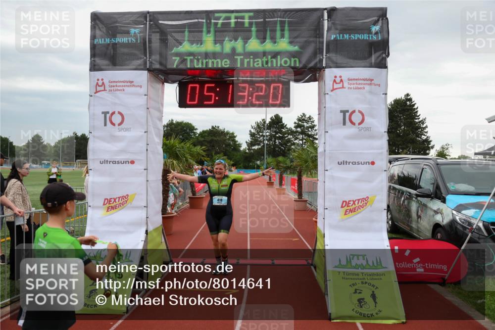15.06.2025 - 7 Türme Triathlon Michael Strokosch http://msf.ph/oto/8014641 15.06.2025 15:13:19 Ziel 418 meine-sportfotos.de