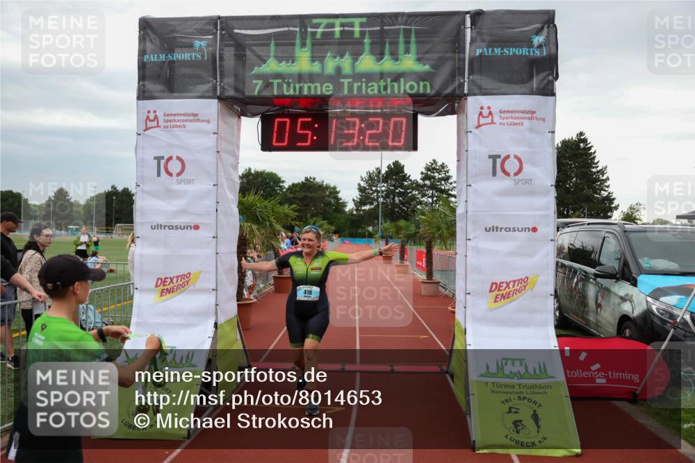 15.06.2025 - 7 Türme Triathlon Michael Strokosch http://msf.ph/oto/8014653 15.06.2025 15:13:20 Ziel 418 meine-sportfotos.de
