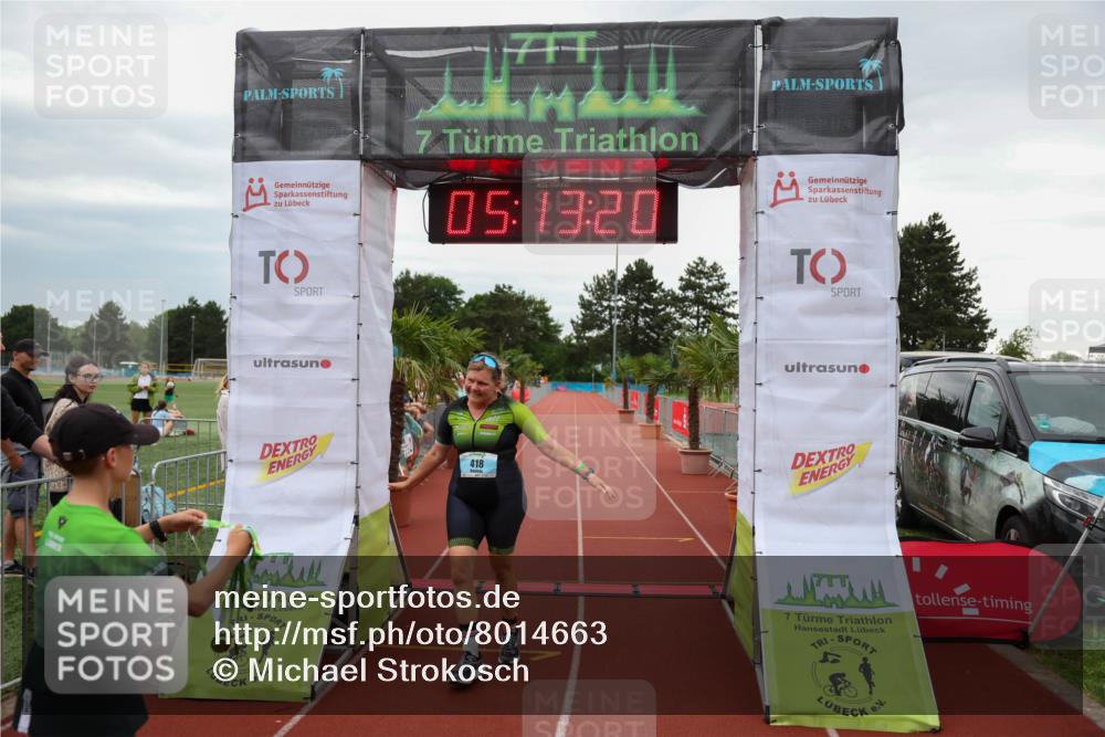 15.06.2025 - 7 Türme Triathlon Michael Strokosch http://msf.ph/oto/8014663 15.06.2025 15:13:20 Ziel 418 meine-sportfotos.de