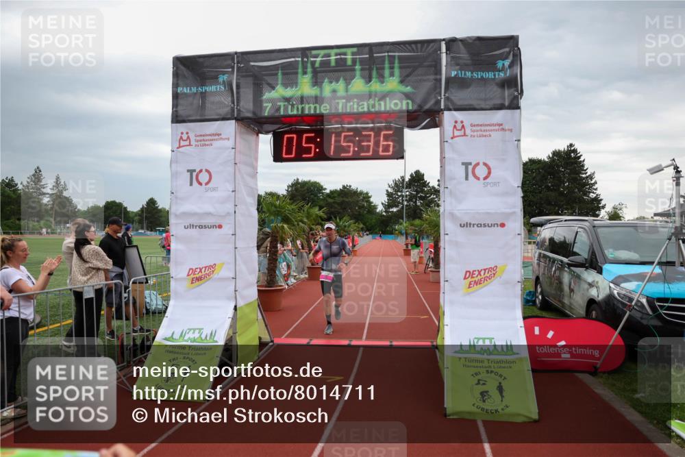15.06.2025 - 7 Türme Triathlon Michael Strokosch http://msf.ph/oto/8014711 15.06.2025 15:15:36 Ziel 317 meine-sportfotos.de