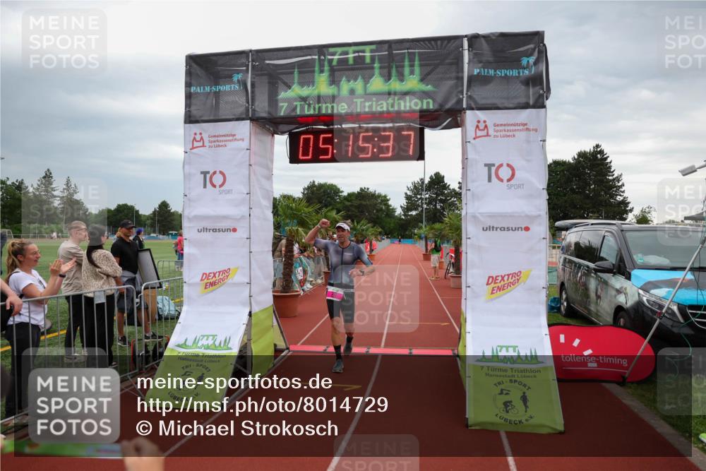 15.06.2025 - 7 Türme Triathlon Michael Strokosch http://msf.ph/oto/8014729 15.06.2025 15:15:37 Ziel 317 meine-sportfotos.de
