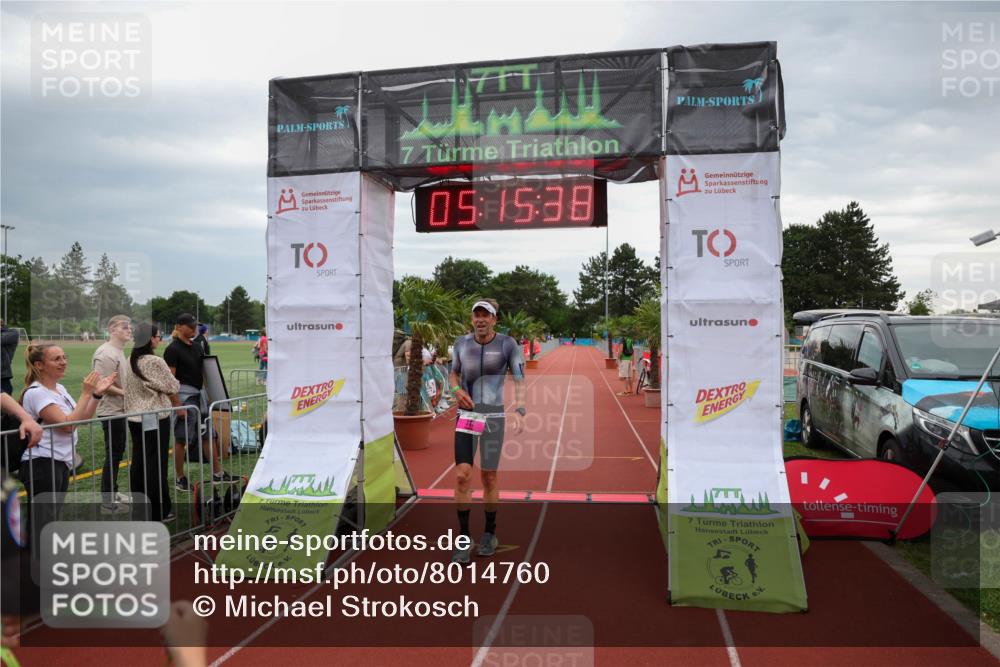 15.06.2025 - 7 Türme Triathlon Michael Strokosch http://msf.ph/oto/8014760 15.06.2025 15:15:38 Ziel 317 meine-sportfotos.de
