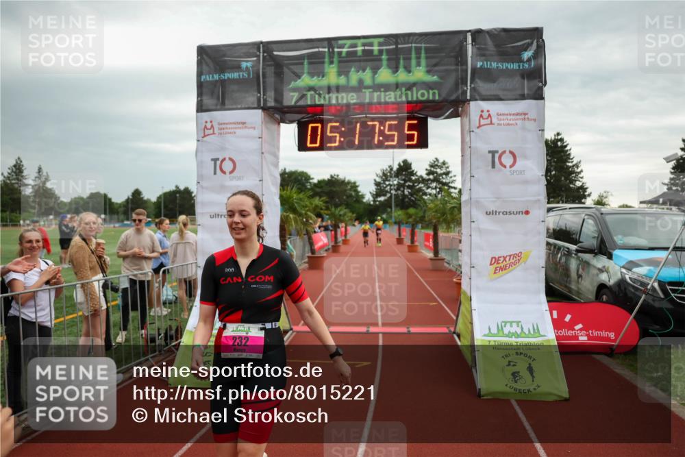 15.06.2025 - 7 Türme Triathlon Michael Strokosch http://msf.ph/oto/8015221 15.06.2025 15:17:54 Ziel 232 meine-sportfotos.de