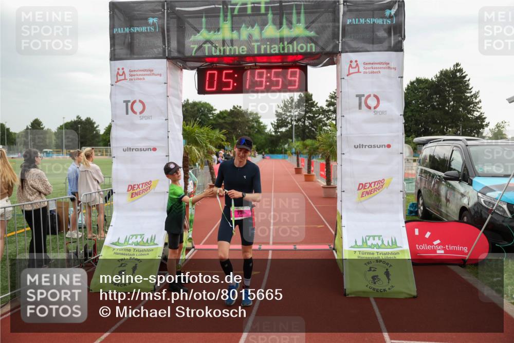 15.06.2025 - 7 Türme Triathlon Michael Strokosch http://msf.ph/oto/8015665 15.06.2025 15:19:59 Ziel 257 meine-sportfotos.de