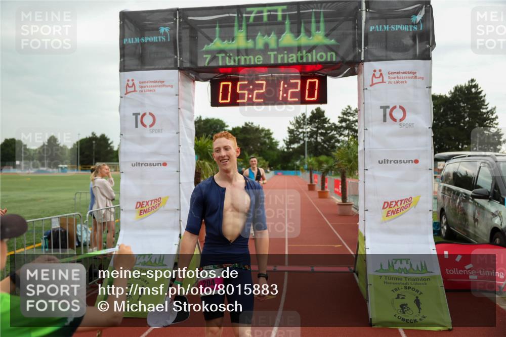 15.06.2025 - 7 Türme Triathlon Michael Strokosch http://msf.ph/oto/8015883 15.06.2025 15:21:20 Ziel 204, 236 meine-sportfotos.de