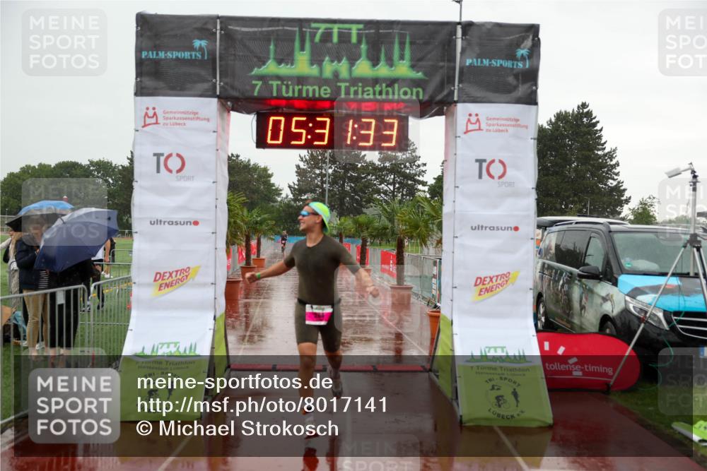 15.06.2025 - 7 Türme Triathlon Michael Strokosch http://msf.ph/oto/8017141 15.06.2025 15:31:33 Ziel 284 meine-sportfotos.de