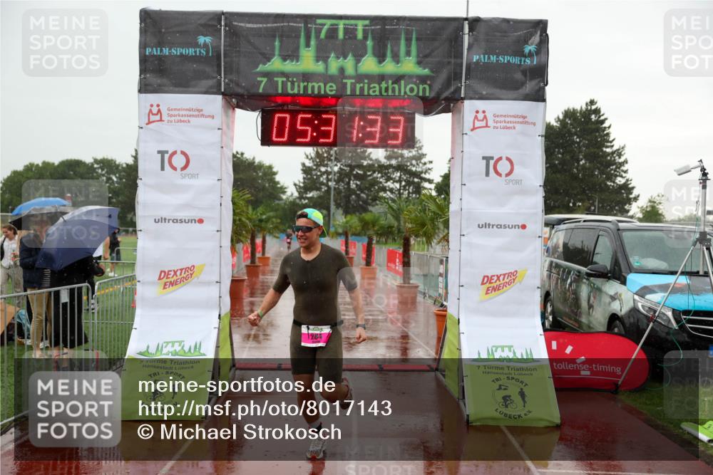 15.06.2025 - 7 Türme Triathlon Michael Strokosch http://msf.ph/oto/8017143 15.06.2025 15:31:33 Ziel 284 meine-sportfotos.de