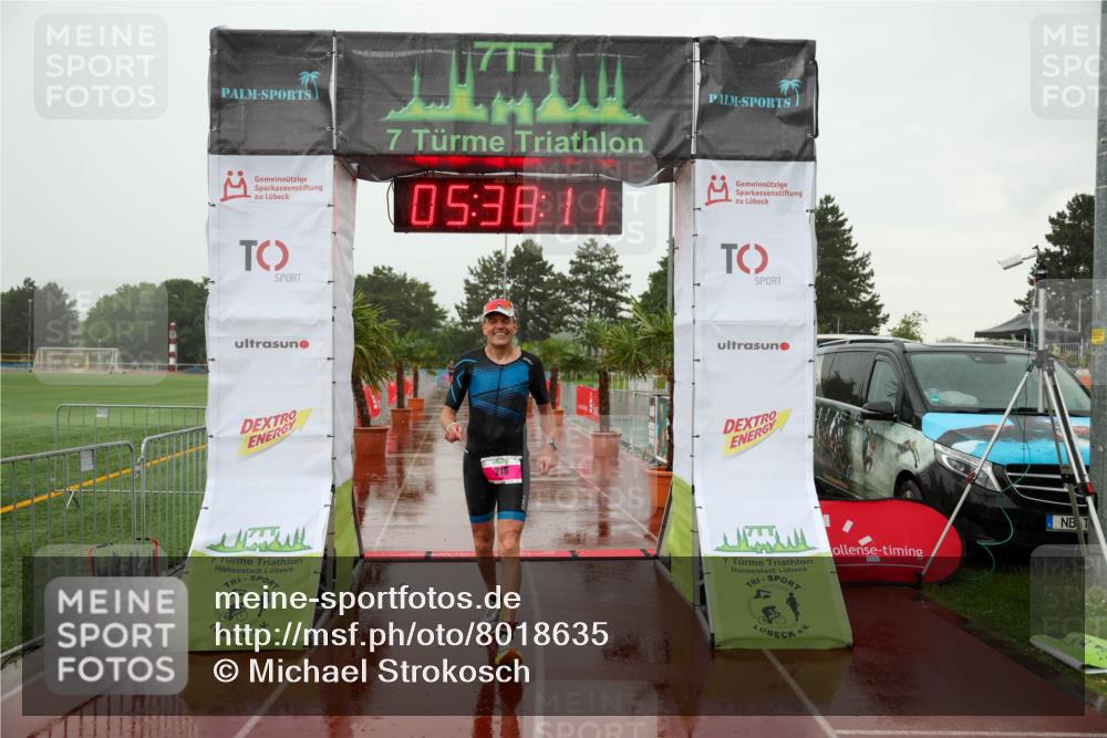 15.06.2025 - 7 Türme Triathlon Michael Strokosch http://msf.ph/oto/8018635 15.06.2025 15:38:11 Ziel 218 meine-sportfotos.de