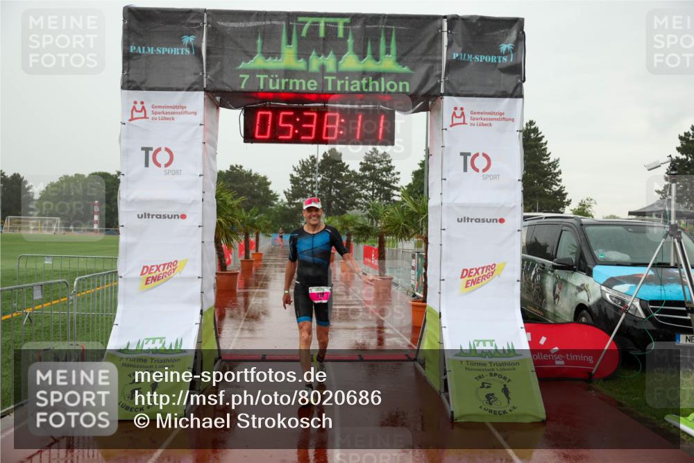 15.06.2025 - 7 Türme Triathlon Michael Strokosch http://msf.ph/oto/8020686 15.06.2025 15:38:10 Ziel 218 meine-sportfotos.de
