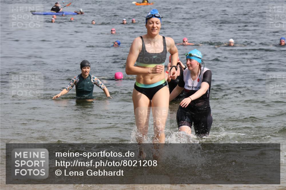 15.06.2025 - 27. Vierlanden-Triathlon Lena Gebhardt http://msf.ph/oto/8021208 15.06.2025 10:18:20 Schwimmen 495, 535, 568, 586 meine-sportfotos.de
